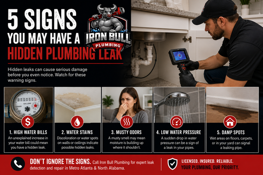 5 Signs You May Have a Hidden Plumbing Leak